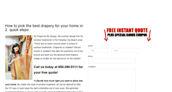 Desktop Screenshot of draperiesbydesign.org